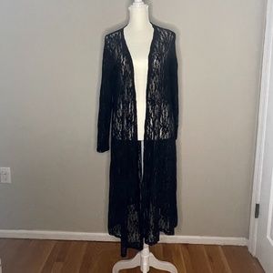 Black Lace Cardigan